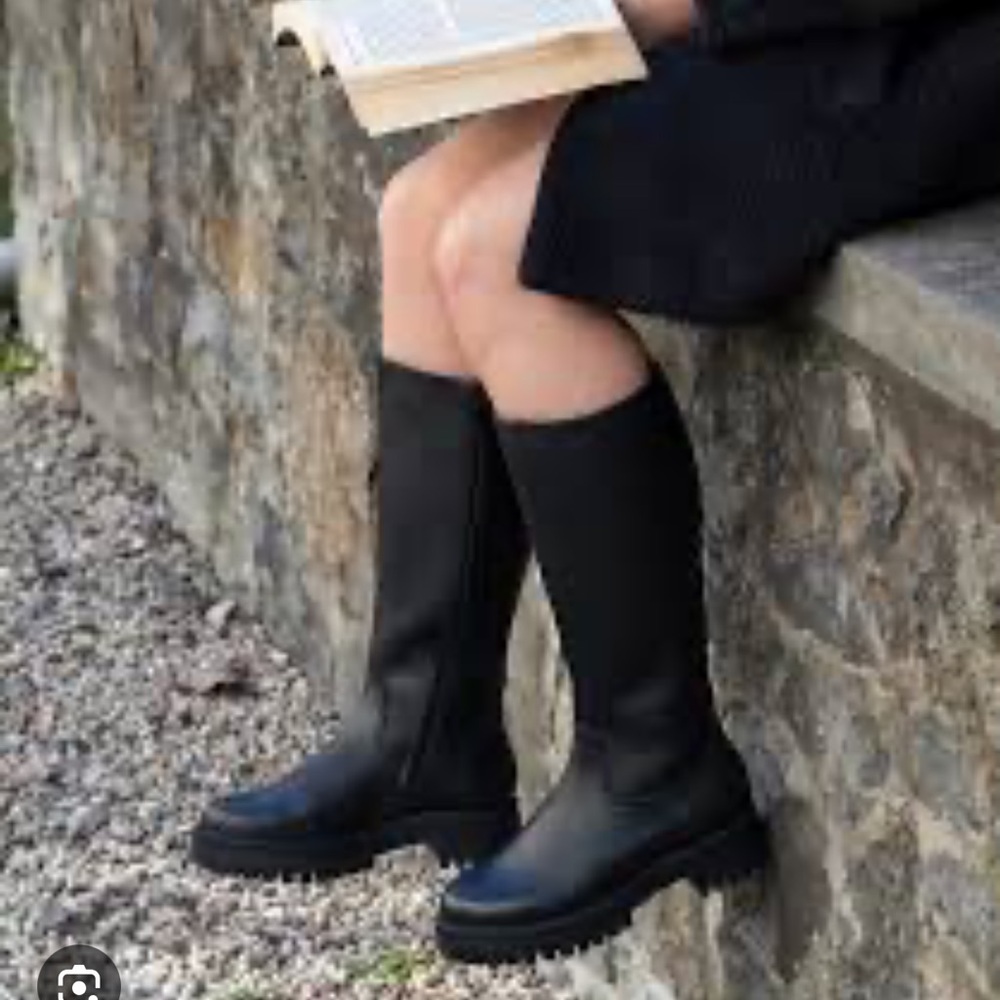 Women's Black Platform Boots